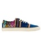 Clasico - Azul - Low top sneaker aztec print