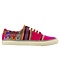 Clasico - Fucsia Pink - Low top sneaker aztec print