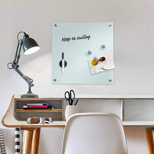 Zeller Present Mini whiteboard magnetisch 40 x 40 cm Zeller Present | inclusief accessoires