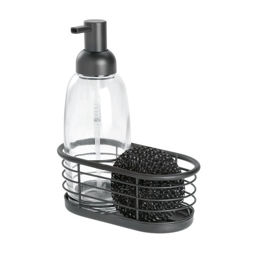 iDesign Zeepdispenser met sponshouder iDesign - Forma iDesign Zeepdispenser met sponshouder iDesign - Forma