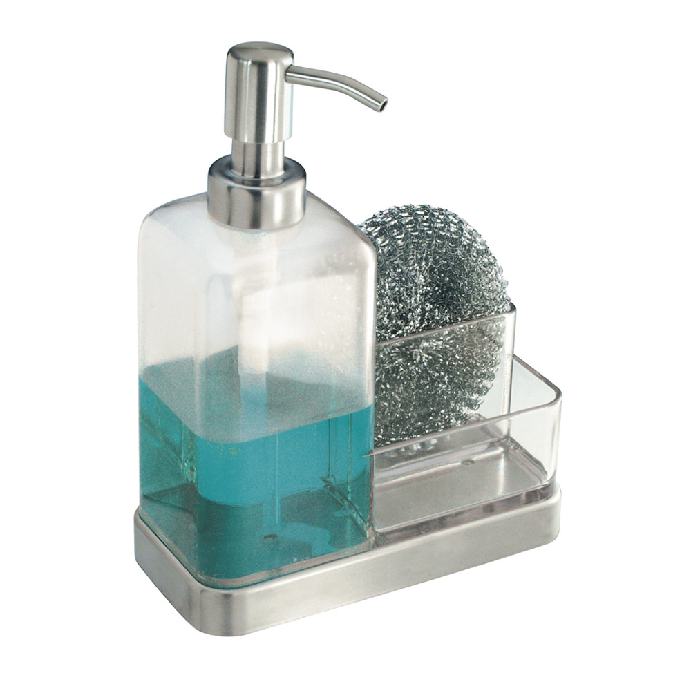 Дозатор для моющего посуды. Aquarius диспенсер с держателем для губки. Емкость для мыла. Емкость для моющего средства на кухню. Органайзер для жидкости для мытья посуды.