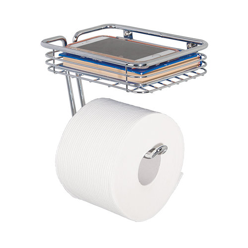 iDesign Toiletrolhouder met bakje iDesign - Classico iDesign Toiletrolhouder met bakje iDesign - Classico