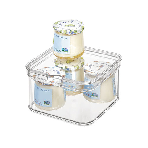 iDesign Koelkast organizer met deksel small iDesign - Crisp iDesign Koelkast organizer met deksel small iDesign - Crisp