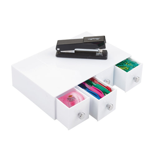 iDesign Accessoires en pennen organizer wit iDesign iDesign Accessoires en pennen organizer wit iDesign
