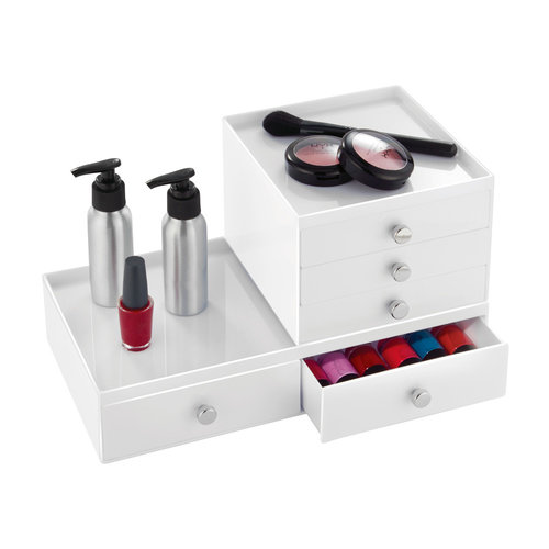 iDesign Make-up doos met 3 lades iDesign - Drawers iDesign Make-up doos met 3 lades iDesign - Drawers