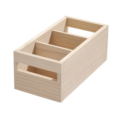 iDesign Houten bakje met verdeelschotten iDesign - EcoWood