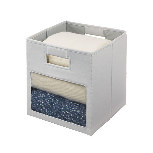 iDesign Opbergmand met kijkvenster 14 x 29 cm iDesign - Evie iDesign Opbergmand met kijkvenster 14 x 29 cm iDesign - Evie