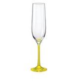 Crystalex Neon-Champagnergläser 190ml