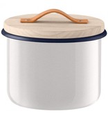 L.S.A. Utility Dose mit Holzdeckel Ø 18 cm (7.5")