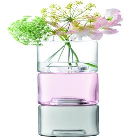 L.S.A. Stack Vase Trio H 30 cm