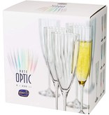 Crystalex Kate optic  blanc 1x6 Kristallen Champagneglazen  220ml