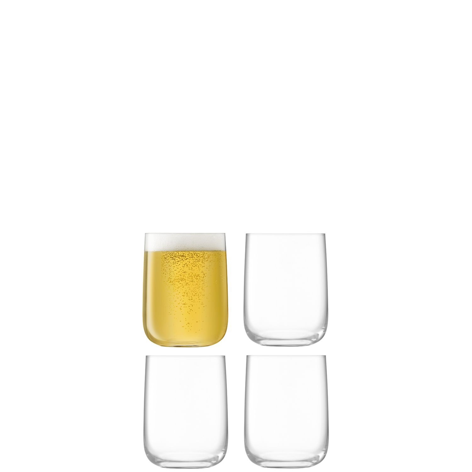 L.S.A. Borough Glass Bar 625 ml 4er-Set