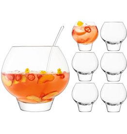 L.S.A. Rum Punchschaal Set ø 27 cm Set van 7 Stuks