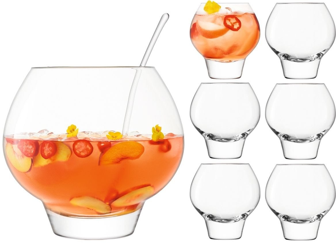 L.S.A. Rum Punchschaal Set ø 27 cm Set van 7 Stuks