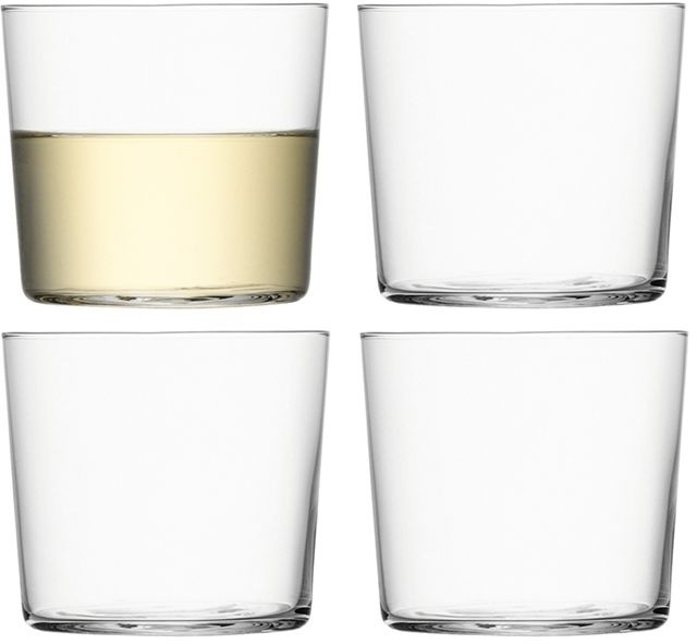 L.S.A. Gio Tumbler Glas Laag 310 ml Set van 4 Stuks