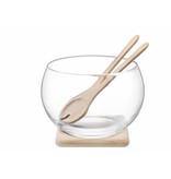 L.S.A. Serve Saladesschaal met Onderzetter en Bestek ø 27 cm