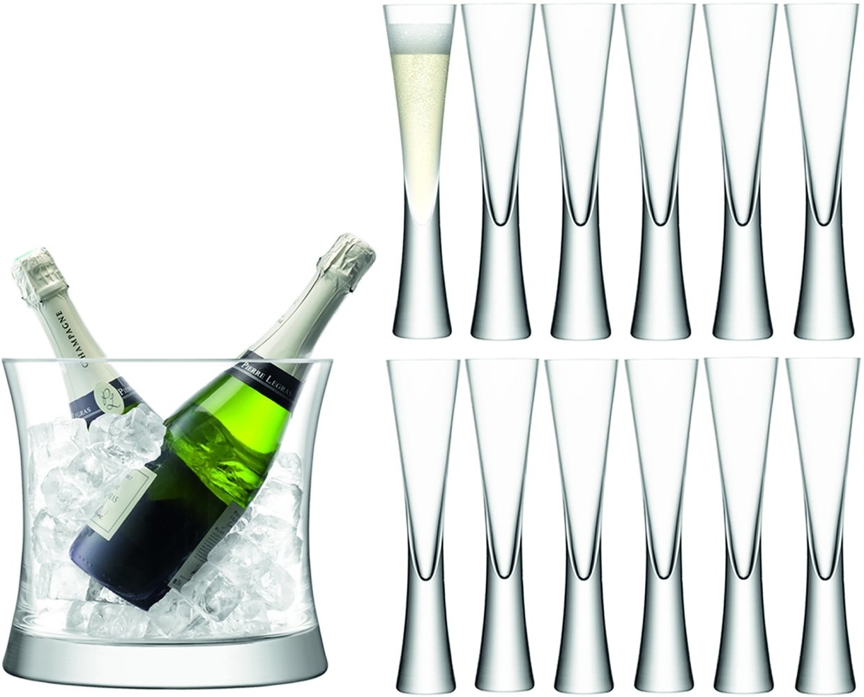 L.S.A. Moya Champagne Serveerset Set van 13 Stuks