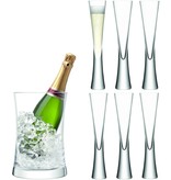 L.S.A. Moya Champagne Serveerset Set van 7 Stuks