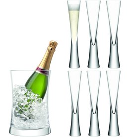 L.S.A. Moya Champagne Serveerset Set van 7 Stuks