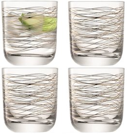 L.S.A. Cocoon Drinken Waterglazen 325 ml Set van 4 Stuks