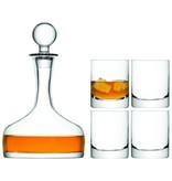 L.S.A. Bar Karaf 1,6 liter met 4 Whisky Glazen 250 ml