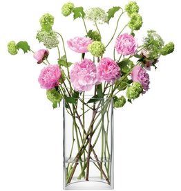 L.S.A. Flower Woonaccessoire Recycled Vase Vierkant 22 cm