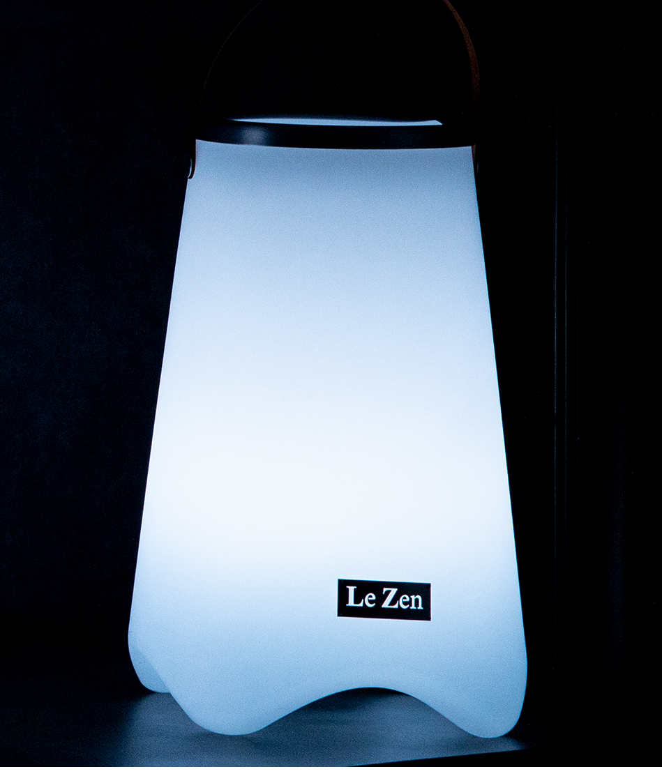 Le Zen  Wijnkoeler Large  met Bluetooth speaker en led licht