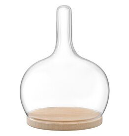 L.S.A. Cloche Stolp met Eikenbasis ø 19,5 cm