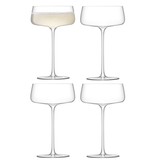 L.S.A. Metropolitan Champagneglas 300 ml Set van 4 Stuks