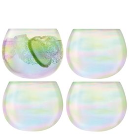 L.S.A. Bubble Balloon Glas 680 ml Set van 4 Stuks