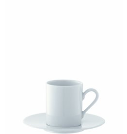 L.S.A. Dine Espressokop en Schotel 90 ml Set van 4 Stuks