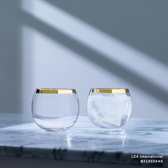 L.S.A. Luca Tumbler Glas 330 ml Set van 2 Stuks