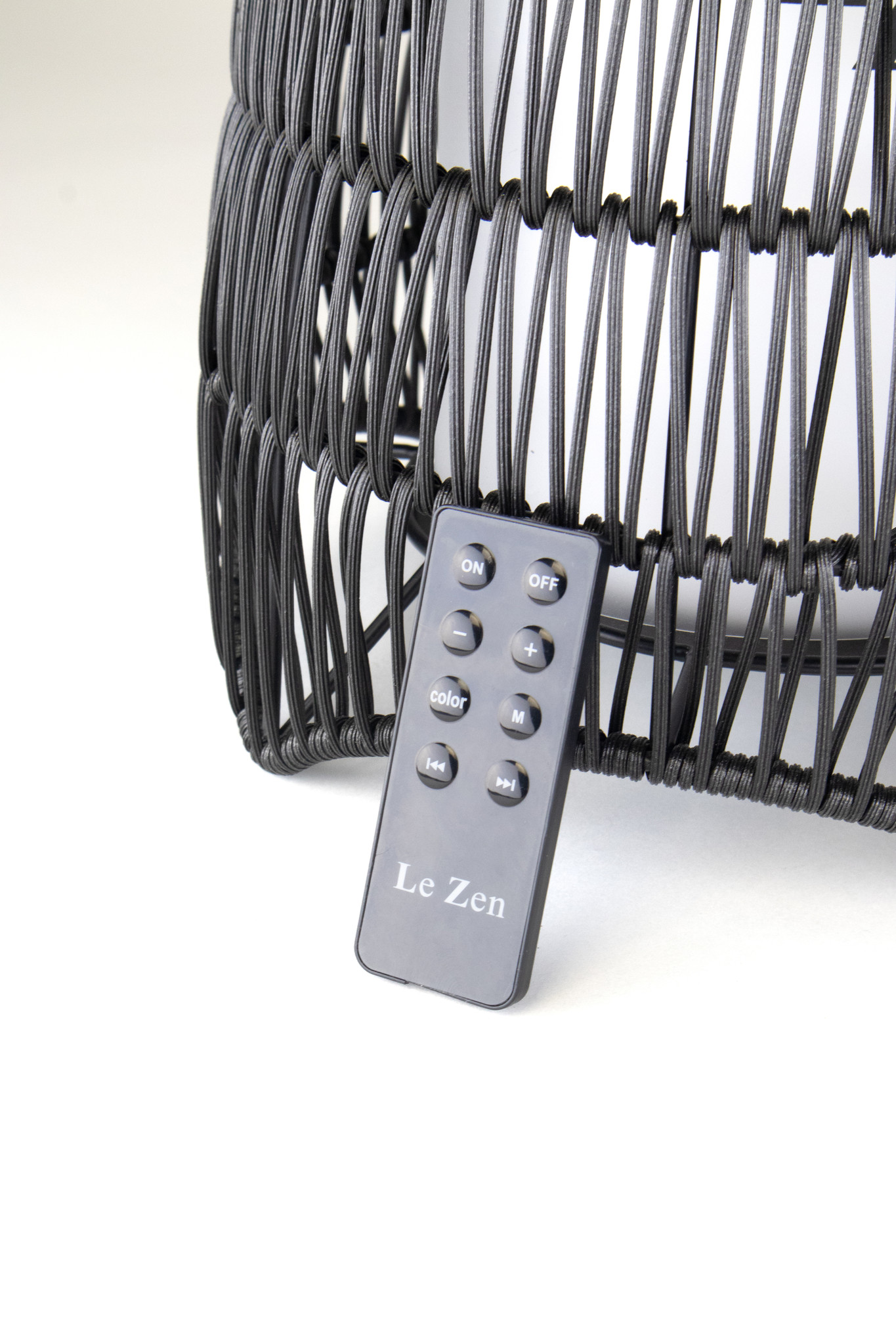 Le Zen Enzy Wijnkoeler  met Bluetooth speaker en led licht . Kleur grijs