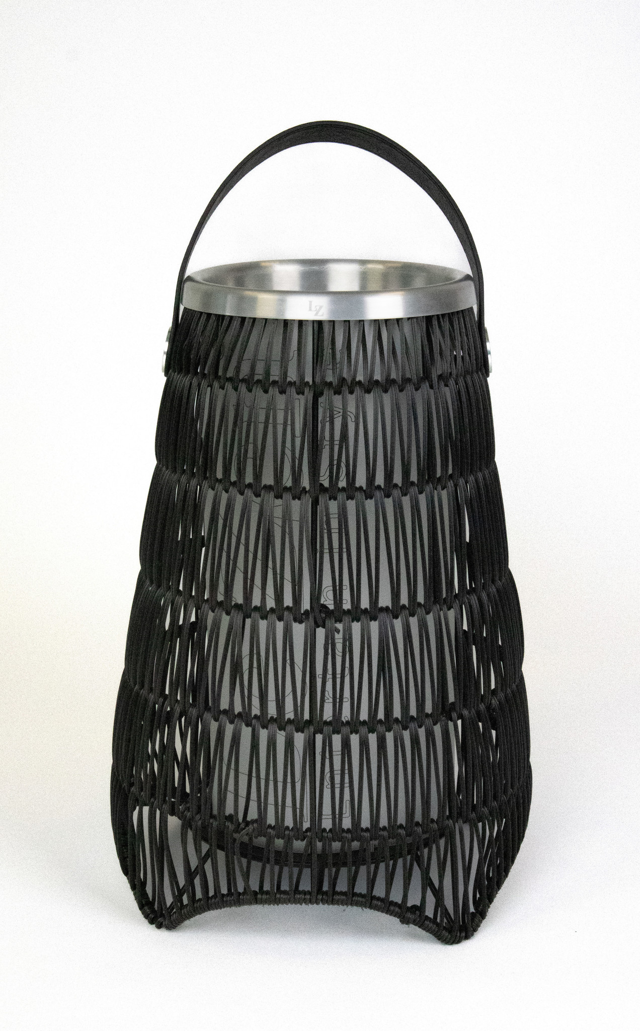 Le Zen Enzy Wine Kühler mit Bluetooth-Lautsprecher und LED-Licht. Farbe zwarz