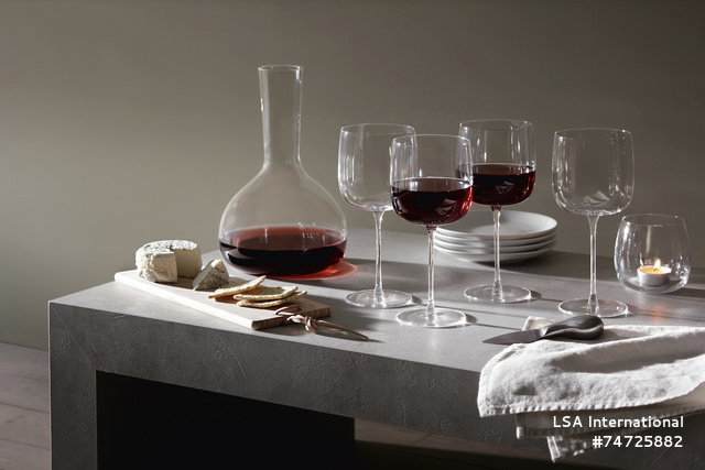 L.S.A. Borough Wijnglas 450 ml Set van 4 Stuks