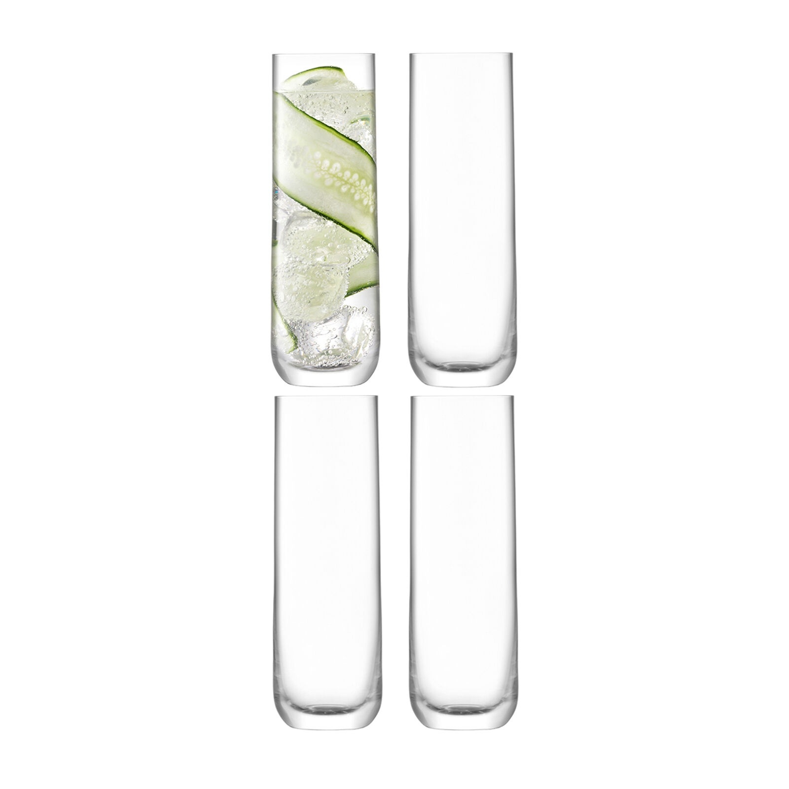 L.S.A. Madrid Longdrinkglas 440 ml Set van 4 Stuks