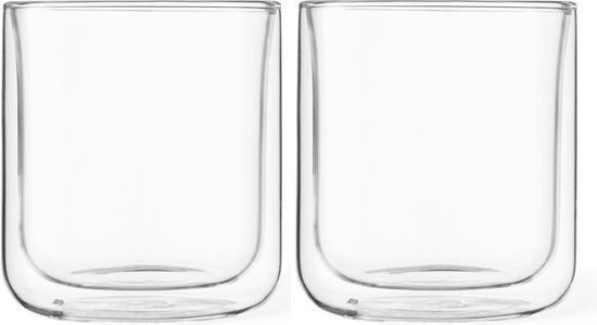 Viva Classic Dubbelwandig Theeglas 180 ml Set van 2 Stuks