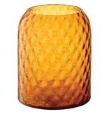 L.S.A. Dapple Vaas 16 cm Sun Amber