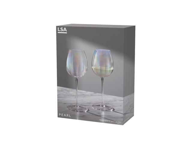 L.S.A. Pearl Wijnglas Wit 325 ml Set van 2 Stuks