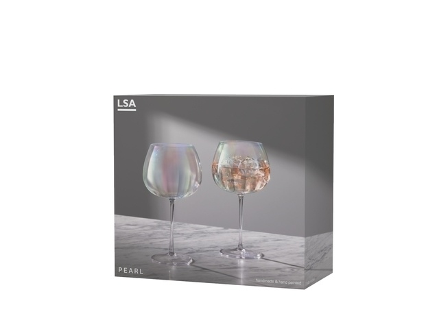 L.S.A. Pearl Weinglas Rood 460 ml Set Set mit 2 Stück