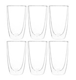 Viva Lauren Glas Dubbelwandig 490 ml Set van 6 Stuks