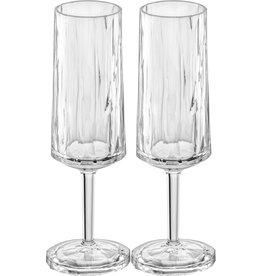 Koziol Superglas Club No. 14 Champagneflute 100 ml Set van 2 Stuks
