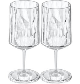 Koziol Superglas Club No. 04 Wijn Glas 300 ml Set van 2 Stuks