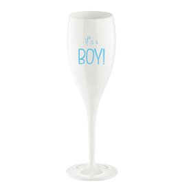 Koziol Superglas Cheers No. 1 Champagne Glas It's a Boy