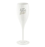 Koziol Superglas Cheers No. 1 Champagne Glas Be Your Own Kind of Beautiful