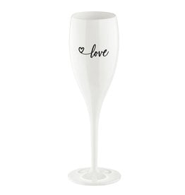 Koziol Superglas Cheers No. 1 Champagne Glas Love 2.0