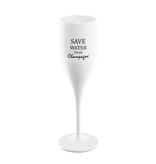 Koziol Superglas Cheers No. 1 Champagne Glas Save Water Drink Champagne