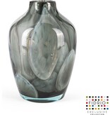 Fidrio Vase Sorobon H.28 T.20 GREY CLOUDY