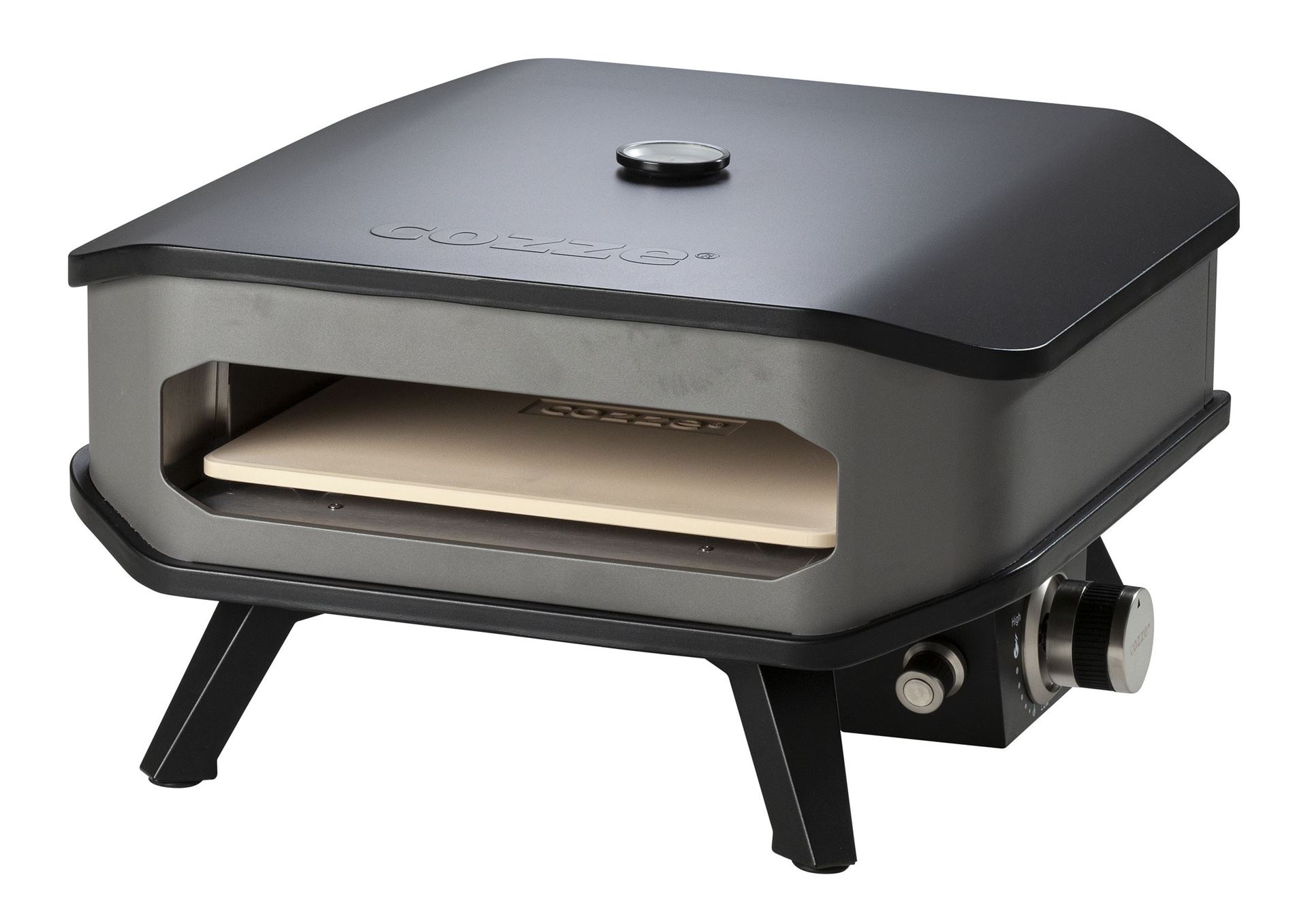 Cozze Pizza Oven Gas 13" met Thermometer en Pizzasteen 30 Mbar 5.0 KW