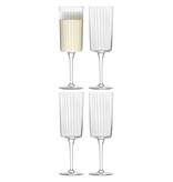 L.S.A. Gio Line Champagne Flute 210 ml Set van 4 Stuks